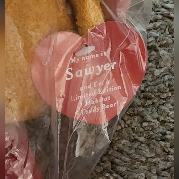 Vintage Habitat 4 Humanity Limited Edition ROOFUS Teddy Bear Plush SEALED - Picture 2 of 3